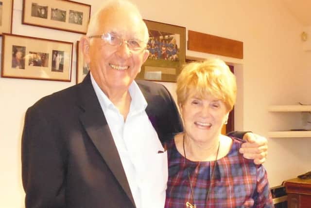 Golden wedding anniversary: Peter and Ann Haynes.