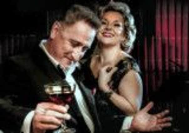 Saxophonist and singer Ray Gelato and jazz singer Claire Martin