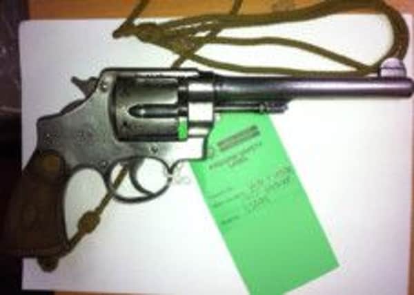 One of the hundreds of guns submitted during Herts Police's firearms amnesty