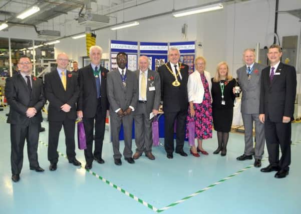 High Sheriff of Herts Fergus McMullen visits Dacorum businesses