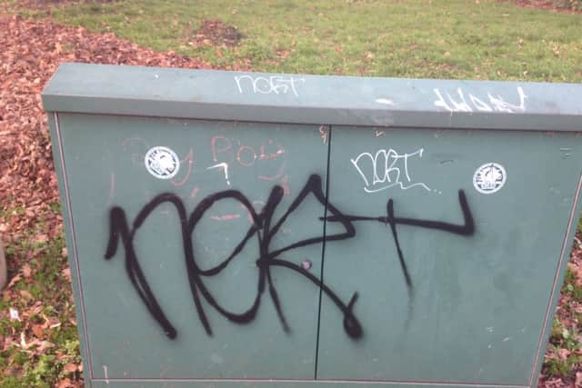 Graffiti appeal in Highfield.