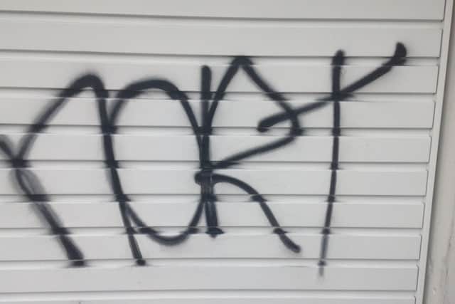 Graffiti appeal in Highfield.