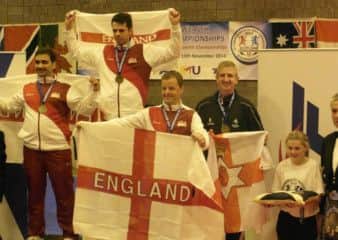 Mark Pawlett won three medals at the Taekwondo Commonwealth Games