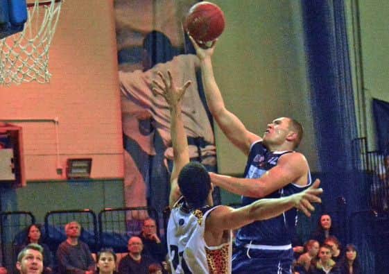 Tom Adorian scored 24 points for Hemel Storm against Essex Leopards