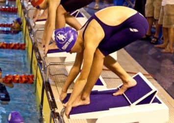 Hemel Hempstead Swimming Club's new diving blocks were installed last week