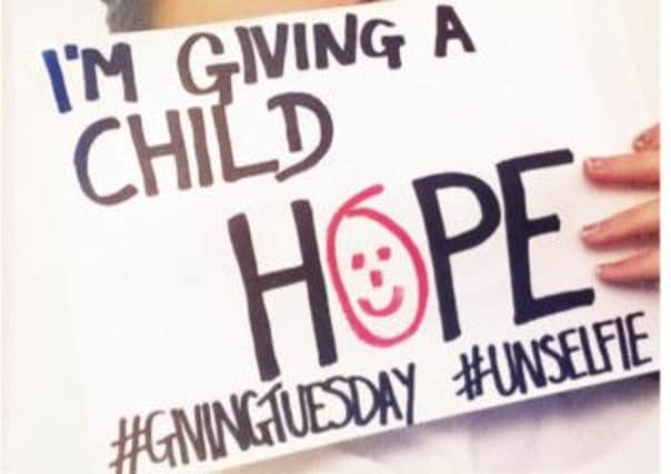 Hope for Children is hoping its #UNselfie Twitter campaign goes viral