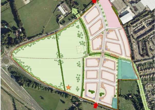 Two designs have been put forward to show how Tring's LA5 development could be created