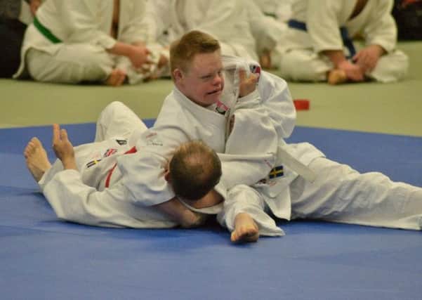 Rushjudos Mencap class took on competitors from throughout Europe at the Gothenburg Special Needs Judo Open