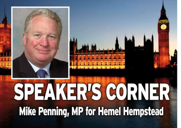 Speaker's Corner: MP Mike Penning