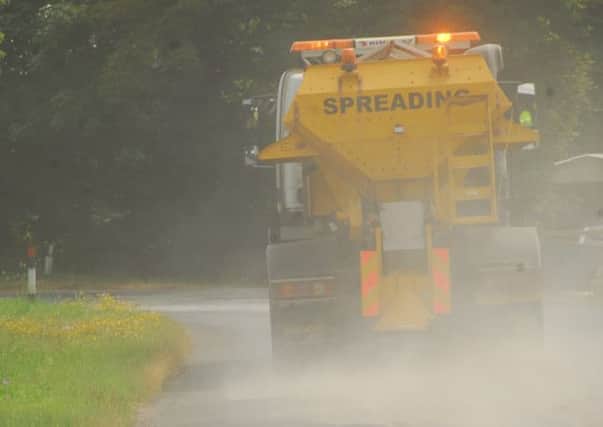 Gritters are out this weekend