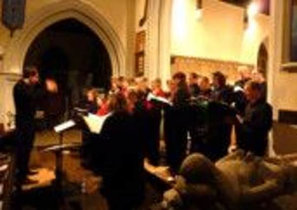 The Lea Singers in concert at St  Lawrence Church, Bovingdon