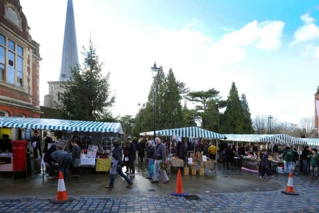 Old Town Sunday Market operator Gary Saunders in Hemel Hempstead Old Town PNL-140712-143327009