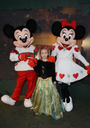 Great Ormond Street Hospital patient Livia Wagner at an exclusive Disney party PNL-140912-132703001