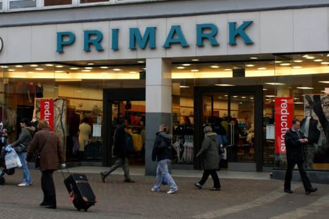 General view of a Primark store