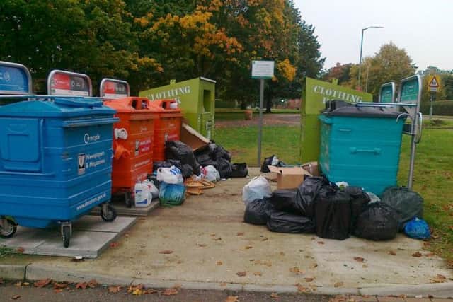Dacorum Borough Council says waste is being incorrectly dumped at recycling points PNL-141216-112601001