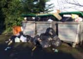 Rubbish overflowing at Beech Drive, Berkhamsted PNL-141216-112534001