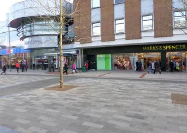 The Marlowes Shopping Centre in Hemel Hempstead, as it looks today