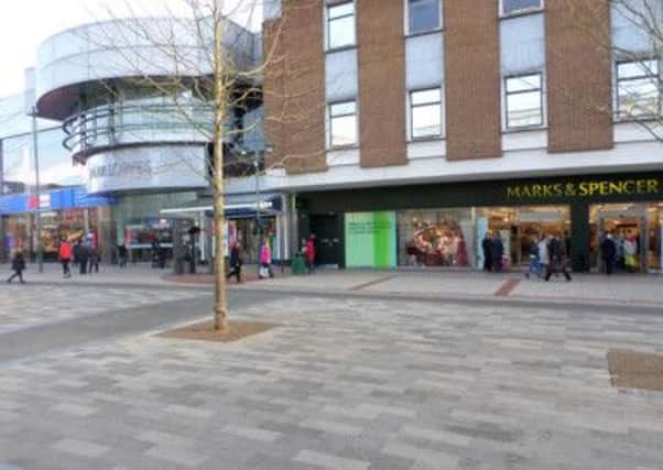 Work has been progressing on Marlowes with trees planted and new paving laid