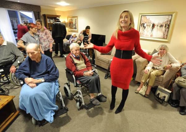 Fiona Phillips at Water Mill House