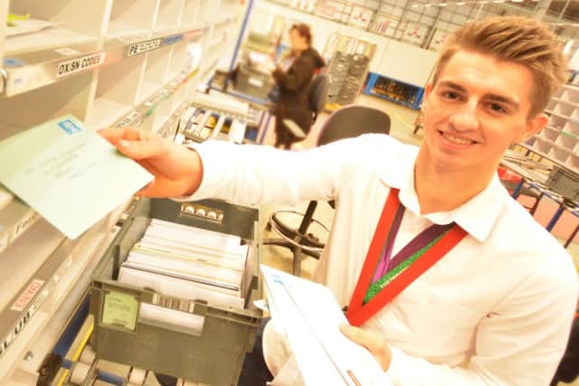 Olympic gymnast Max Whitlock visits Hemel Hempstead's Royal Mail depot