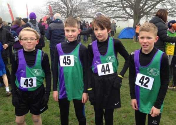 The Dacorum & Tring U11 boys' team of Jamie Bailey, Sam Burnell, Ethan Brimmer and Thomas Ashton were crowned county champions