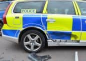 Damage to car after policeman was hit in chase PNL-150701-091128001