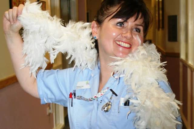 Hospice nurse Florence Yass is taking part in the St Francis Strictly Learn Dancing event