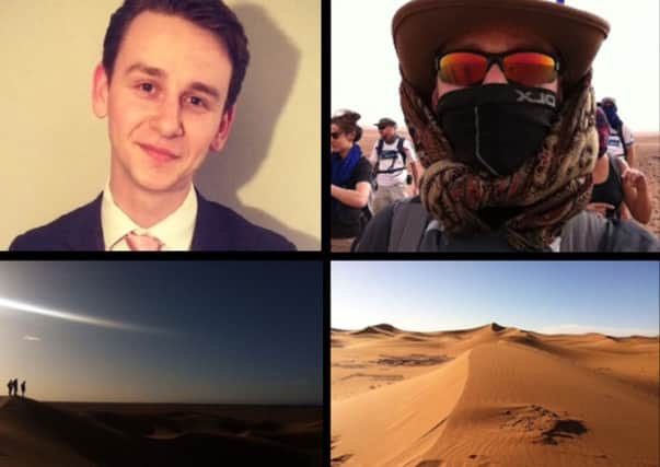 David Rukin trekked the Sahara for charity