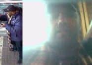 CCTV images of a man police want to speak to after a theft at a cash machine outside Tesco in Tring