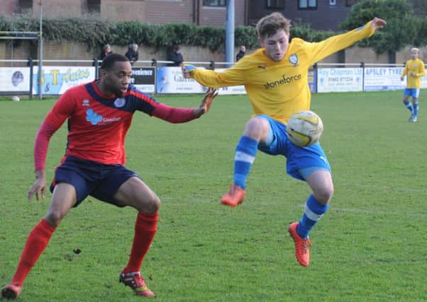 Ashley Morrissey could not find a way through for Berkhamsted