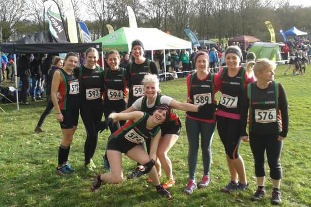 The Gade Valley Harriers ladies' team finished eighth in Milton Keynes