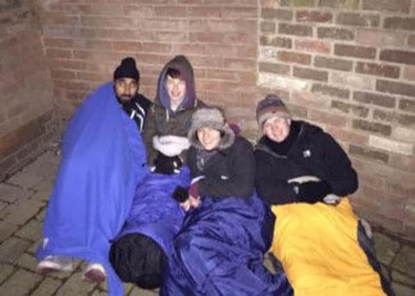 Pupils from Tring School spent 24 hours homeless as part of a citizenship project