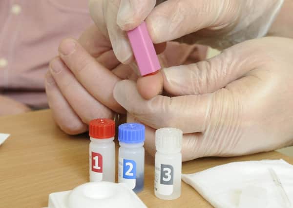 Fingerprick HIV testing can give initial results in minutes