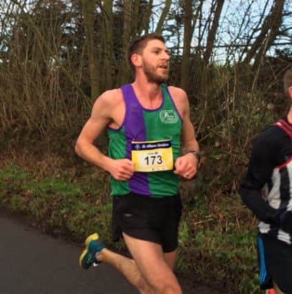 Andrew Cracknell represented Dacorum & Tring AC at the Herts HCAAA 10-mile Championships