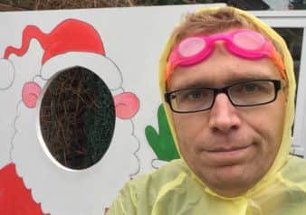 Andrew Doran, from Berkhamsted, is doing a 900 mile charity bike ride. He is pictured during one of his fundraising events.