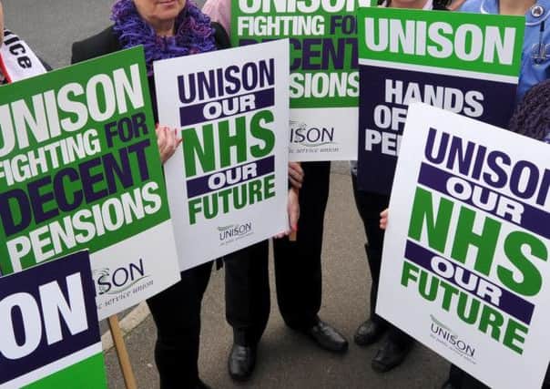 NHS staff have been striking as part of ongoing disputes over pay