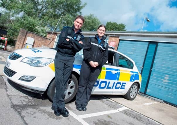 Herts Police hope to take on new police officers and PCSOs like Abbi Symes and Jan Bakewell of Hemel Hempstead
