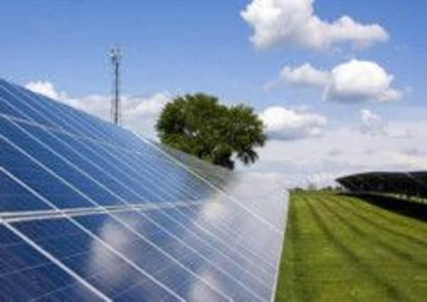 What the solar park at Folly Farm near Tring will look like