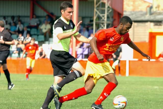 Daniel Talbot (left) in action for the Tudors last season