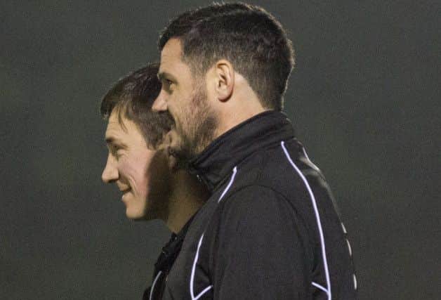 Hemel Hempstead Town management duo Dean Brennan and Stuart Maynard. Picture (c) Darren Kelly