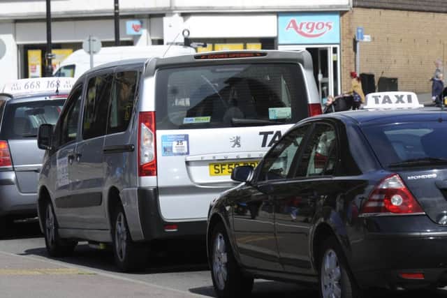 Taxi checks. Library image.
