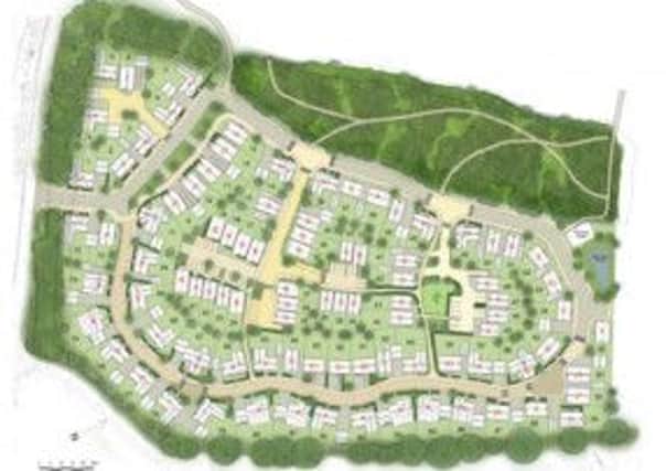 Taylor Wimpey site plan for 92 homes on land off Shootersway, Berkhamsted