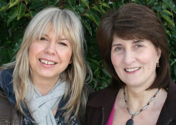 Patricia Thirion and Janet Honour (right) of Berkhamsted Chelsea Flower Show designers.