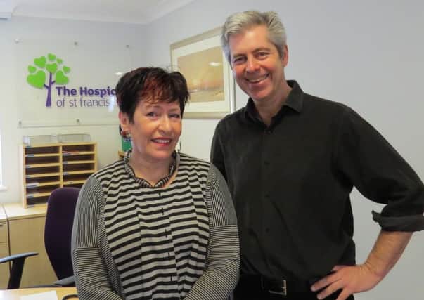 Hospice of St Francis' Dr Ros Taylor and Justin Webb of Radio 4's Today programme