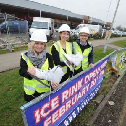 Skating is to re-open at Jarman Park, Hemel Hempstead.
Three of the managers, from left, Kerstin Engren, Debbie Bayliss and John Neville. PNL-151002-121443009