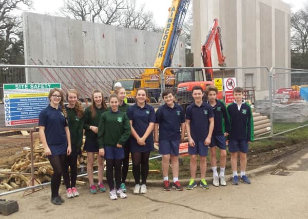 Ashlyns students are excited about the development of their new sports hall