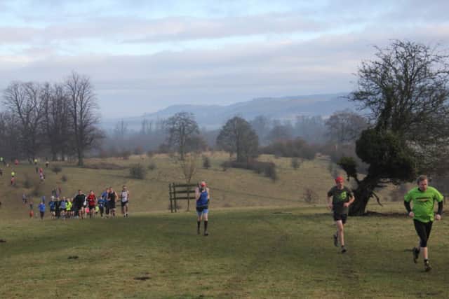 A group of 105 runners turned out for Tring parkrun on Valentine's Day