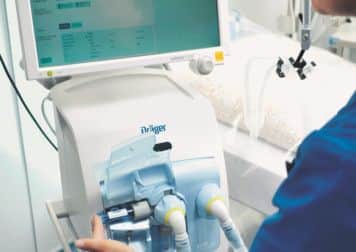 The Evita V500 ventilator