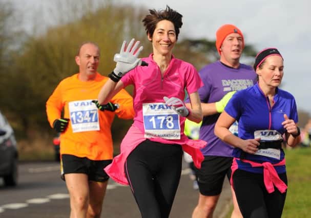 It was all smiles at the Berkhamstead Half Marathon 2014. Picture (c) Sussex Sport Photography.com