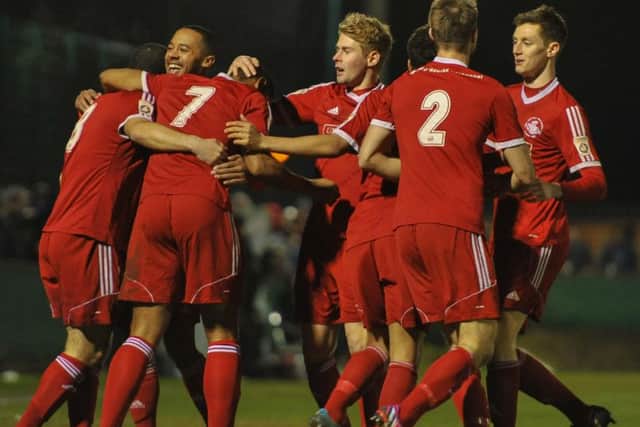 The Tudors players celebrate. Pictue (c) Sean Hinks